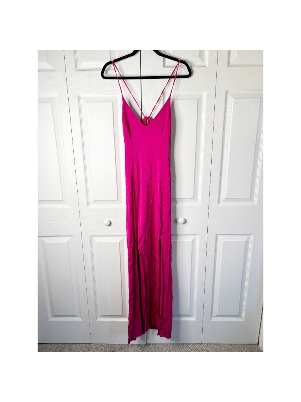 Manning Cartell Facetime Pink Strappy Back Sleeveless Slip Gown Women's Size 6